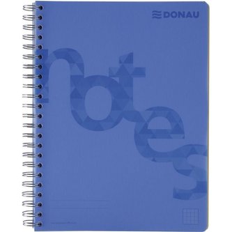 Blok Donau College, A4, čtverečkovaný, modrý