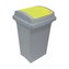Odpadkový koš na tříděný odpad, žluté víko, 50 l