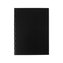 Uzavíratelné desky SPORO, A4, boční kapsy, černé