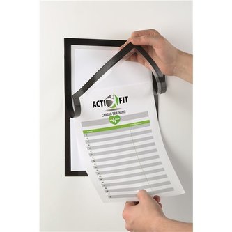 Magnetický rám. Duraframe NOTE, A4, černý, 1 ks