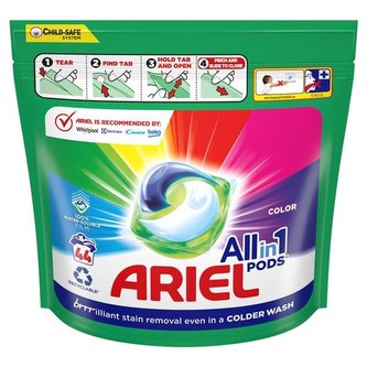 Kapsle na praní Ariel - color, 44 dávek