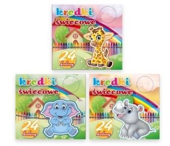 Kredki świecowe 24 kolory