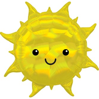 Foliový balón Supershape, Slunce