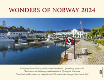 Panorama Norwegen 2024 Tischkalender