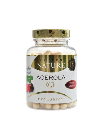 Golden Nature - Exclusive Acerola přírodní vitamín C 100 kapslí