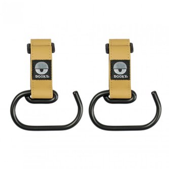 Háčky Buggy Hook LARGE 2ks Brown