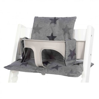 Výplň do židličky Seat Cushion Set Grey Stars