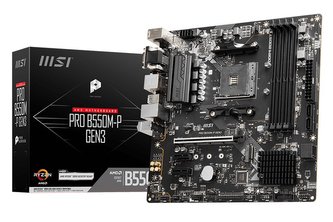 MSI MB Sc AM4 PRO B550M-P GEN3, AMD B550, 4xDDR4, 1xVGA, 1xHDMI, 1xDVI-D MSI MB Sc AM4 PRO B550M-P GEN3, AMD B550, 4xDDR4, 1xVGA, 1xHDMI, 1xDVI-D