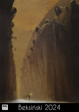 Kalendarz 2024 - Beksiński wzór 4 A3