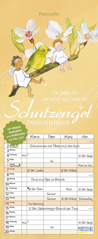 Familientimer Schutzengel 2024