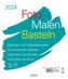 Foto-Malen-Basteln Bastelkalender weiß groß 2024