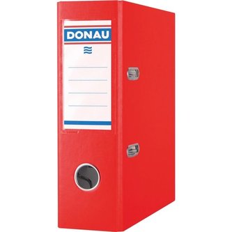 Pákový pořadač Donau A5 - šíře hřbetu 7 cm,červený