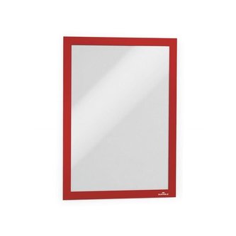Samolepicí rámečky Duraframe, A4, červené, 2 ks