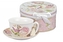Porcelánový hrnek s podtalířkem Birds 300 ml v dárkové krabičce