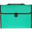 Teczka A4 z rączką 12 przegródek zielona