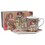 HOME ELEMENTS Hrnek 360 ml, s podtáckem, Mucha Podzim
