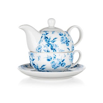 BANQUET ¬ajov  sada BLUE FLOWER 400 + 220 ml