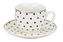 Porcelánový hrnek s podtalířkem Dots 200 ml