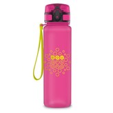 Láhev plastová 600 ml - růžová matná