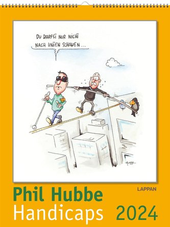 Handicaps 2024: Monatskalender für die Wand