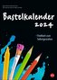 Bastelkalender schwarz A4 2024