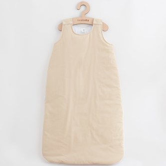 Kojenecký spací pytel s výplní New Baby Colours písková - velikost 86/92