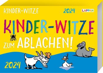 Kinder-Witze zum Ablachen! 2024: Mein Kalender für jeden Tag
