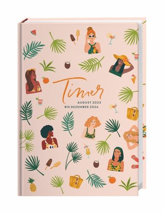 Girls Style Timer Schülerkalender A5 2023/2024