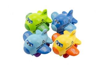 Letadlo na klíček plast 8cm 3 barvy