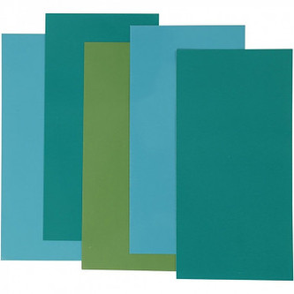 Dekorační zapékací fólie na sklo a porcelán - zelená sada