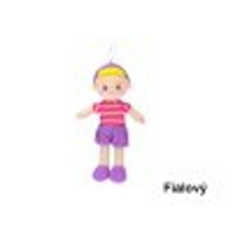 Panáček Pepík hadrový fialový mluvící