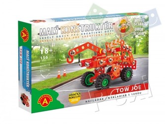 Malý konstruktér odtahovka Tow Joe kov 156ks stavebnice v krabici 23x17x3,5cm
