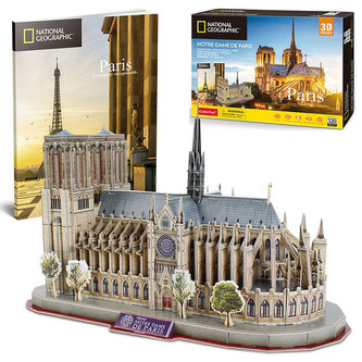 Puzzle 3D NG Notre Dame 128 dielikov