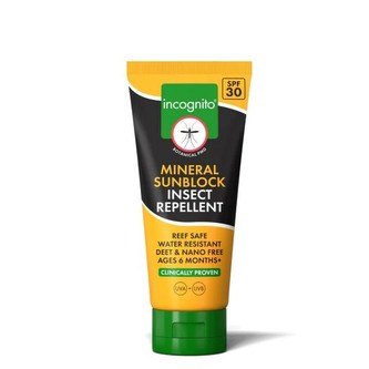 Incognito Minerální opalovací krém s repelentním účinkem SPF 30 100 ml Incognito Minerální opalovací krém s repelentním účinkem SPF 30 100 ml