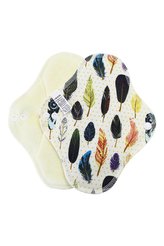 Denní vložka (PUL) - Peříčka, sv. žlutý velur (kojenecký plyš)