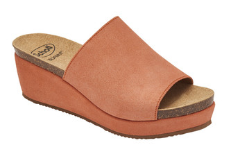 Scholl MALAGA BIOPRINT - dámské zdravotní pantofle na klínku Velikost: 39