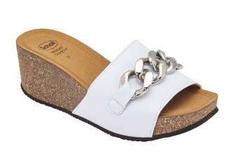 Scholl RAVELLO HIGH WEDGE - dámské  pantofle Velikost: 38