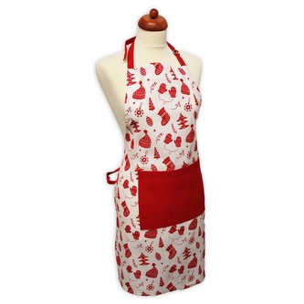 HOME ELEMENTS Kuchyňská zástěra 60*80 cm, Zimní výbava