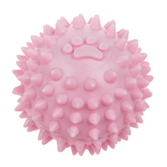 Reedog Ball Chew & Play, gumový míček, 6 cm-Růžová