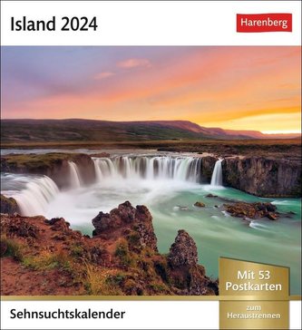 Island Sehnsuchtskalender 2024