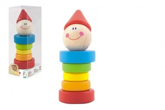 Dřevěná figurka Šašek / Wooden Toys