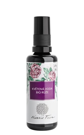 Květová voda BIO Růže: 50 ml sklo