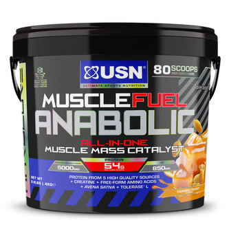 USN Muscle Fuel 4000 g karamel arašídy (karamel-arašídy)