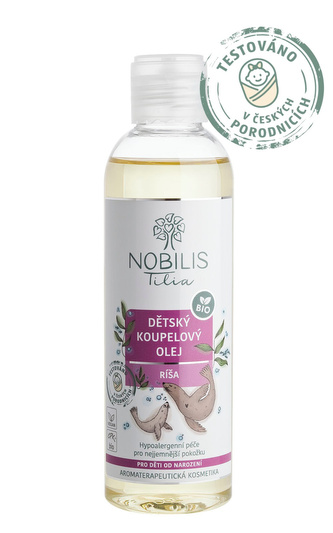 Dětský koupelový olej Ríša: 200 ml