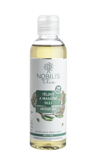 Tělový a masážní olej Křečové žíly: 200 ml