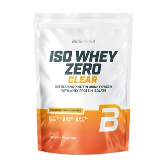 BioTech Iso Whey Zero Clear 1000 g peach ice tea (broskvový ledový čaj)