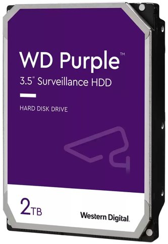 WD PURPLE 2TB / WD23PURZ / SATA III / Interní 3,5"/ 256MB