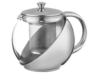 KONVICE S VYLUHOVACÍM SÍTKEM CEYLON 900ML STŘÍBRNÁ