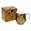 HOME ELEMENTS Hrnek 350 ml, Klimt, Polibek tmavý