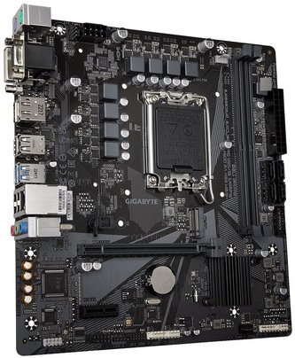 GIGABYTE H610M S2H V2 DDR4 rev. 1.0 / Intel H610 / LGA1700 / 2x DDR4 / M.2 / DP / VGA / HDMI / DVI-D / mATX